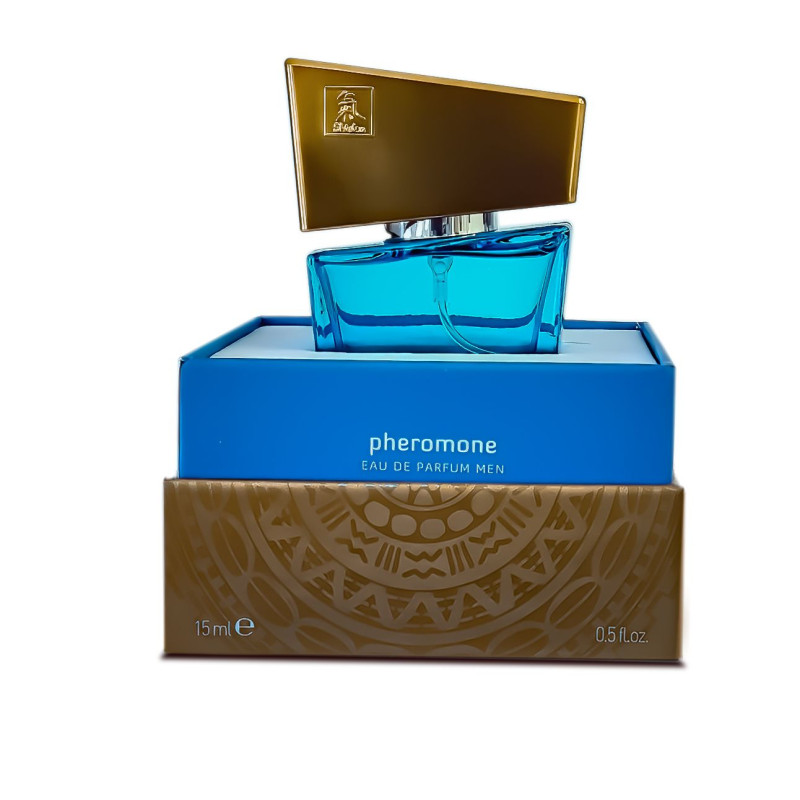 Духи с феромонами мужские SHIATSU Pheromone Fragrance men lightblue 15 мл