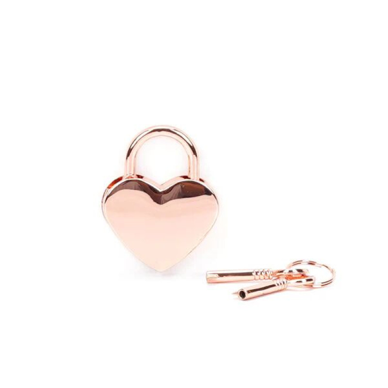 Замочок Liebe Seele Heart Shape Padlock Rose Gold (2 шт)