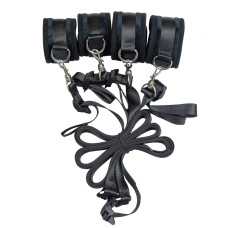 Розтяжка на ліжко Punishment - 5-Piece Bed Restraint Kit - Black