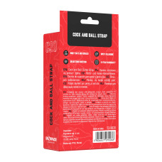 Бондаж Erospace Wild Play Cock And Ball Strap C20