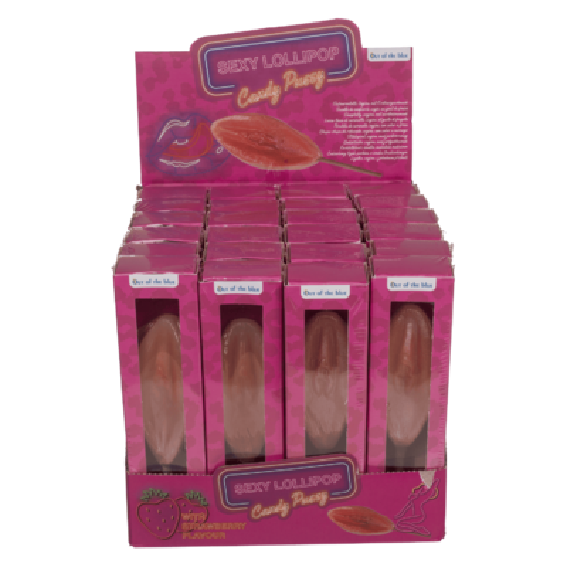 Леденец OOTB Sexy Lollipop Candy Pussy Strawberry, 45 г