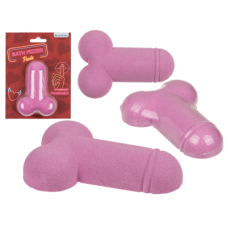 Бомбочка для ван OOTB Bath Fizzer Penis Strawberry, 100 г