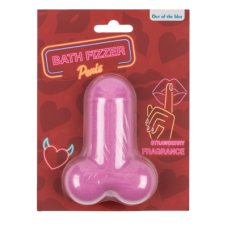 Бомбочка для ван OOTB Bath Fizzer Penis Strawberry, 100 г