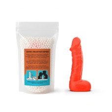 Свічка у вигляді члена Чистий Кайф LARGE Orange