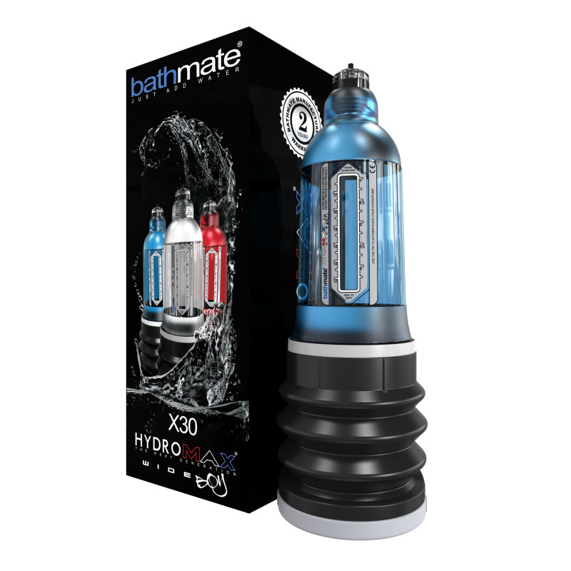 Гидропомпа Bathmate Hydromax X30 Wide Boy Aqua Blue Гидропомпа Bathmate Hydromax X30 Wide Boy Aqua Blue