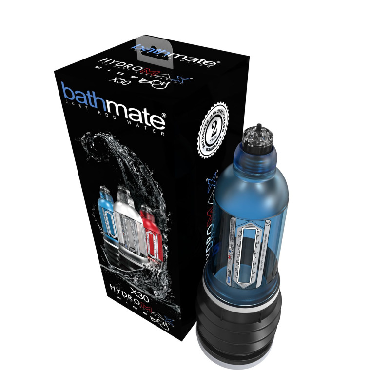 Гидропомпа Bathmate Hydromax X30 Wide Boy Aqua Blue Гидропомпа Bathmate Hydromax X30 Wide Boy Aqua Blue