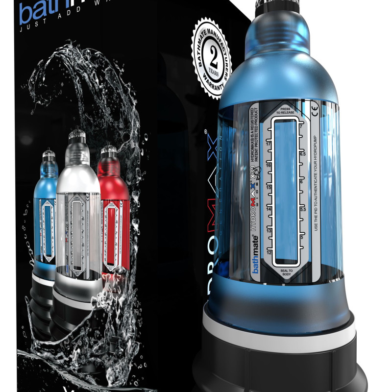 Гидропомпа Bathmate Hydromax X30 Wide Boy Aqua Blue Гидропомпа Bathmate Hydromax X30 Wide Boy Aqua Blue