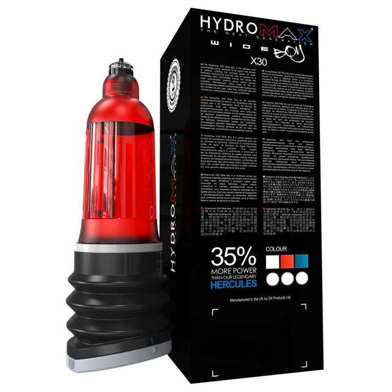 Гидропомпа Bathmate Hydromax X30 Wide Boy Brilliant Red
