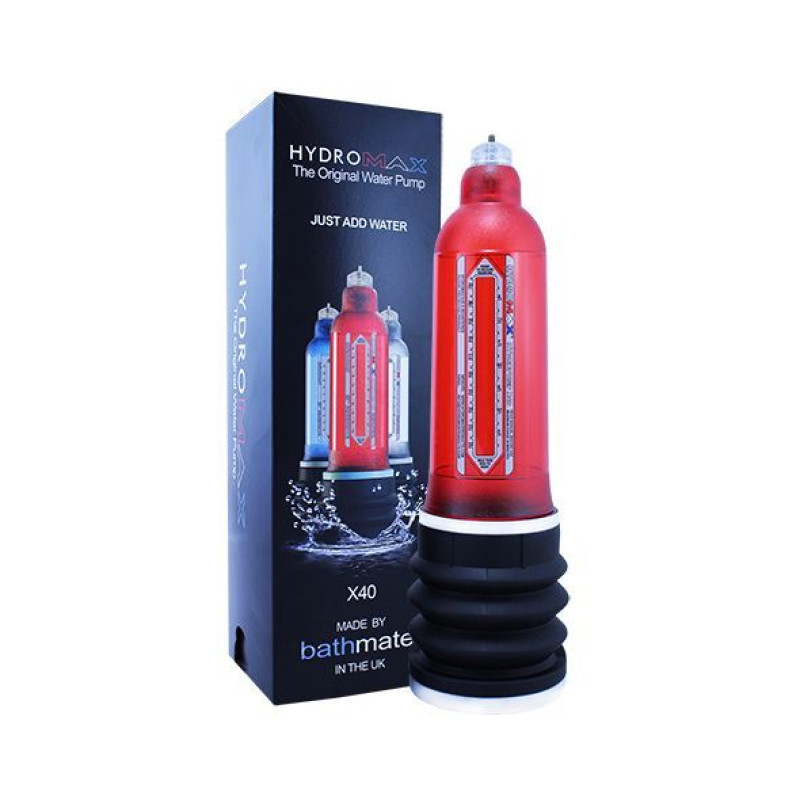 Гидропомпа Bathmate Hydromax X40 Brilliant Red Гидропомпа Bathmate Hydromax X40 Brilliant Red