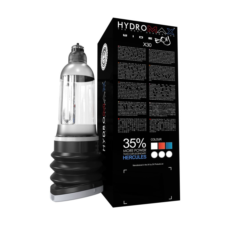 Гидропомпа Bathmate Hydromax X30 Wide Boy Crystal Clear Гидропомпа Bathmate Hydromax X30 Wide Boy Crystal Clear