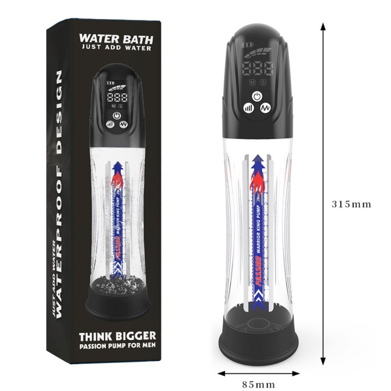 Автоматическая гидропомпа 2в1 (вода/воздух) Water Bath с LED-дисплеем, 2 режима Автоматическая гидропомпа 2в1 (вода/воздух) Water Bath с LED-дисплеем, 2 режима