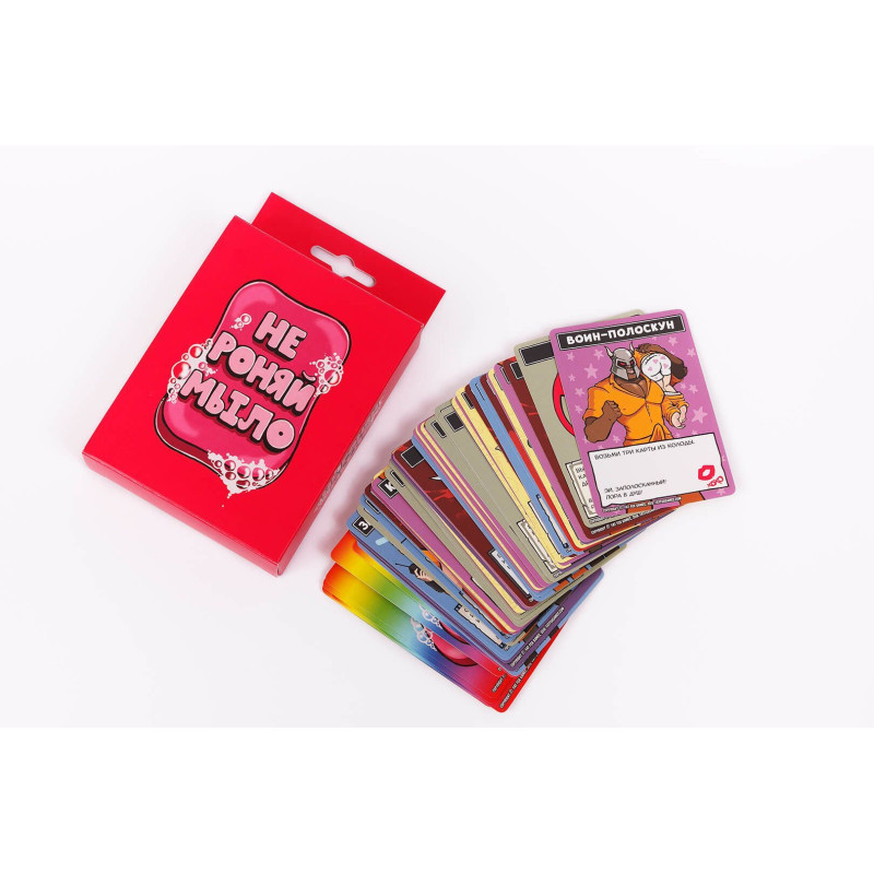 Карточная игра для взрослых FunGamesShop Не роняй мыло! (Для отвязной компании) Карточная игра для взрослых FunGamesShop Не роняй мыло! (Для отвязной компании)