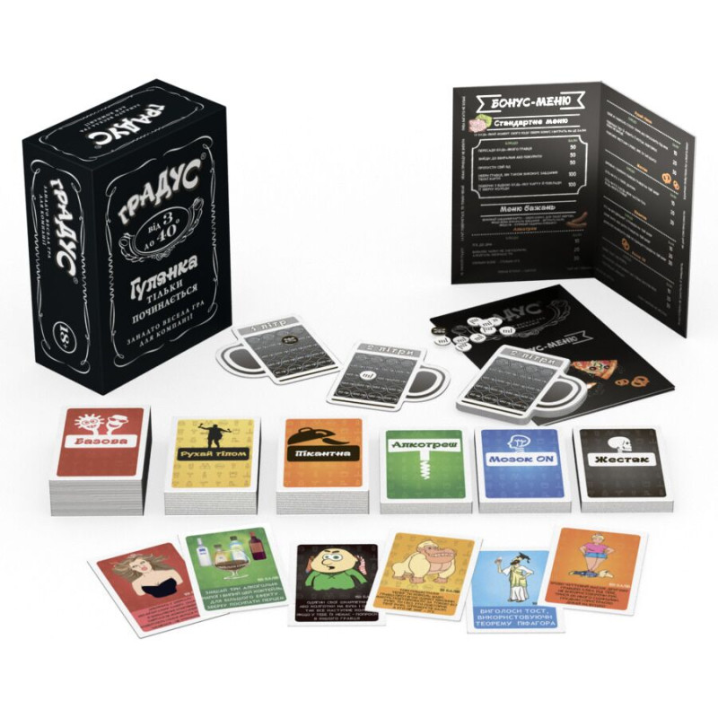 Застільна гра для компанії «Градус» (UA) Застільна гра для компанії «Градус» (UA)