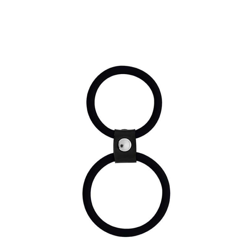 Эрекционное кольцо Dreamtoys Menzstuff Dual Rings Черное Эрекционное кольцо Dreamtoys Menzstuff Dual Rings Черное