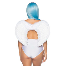 Крылья ангела Leg Avenue Marabou Feather Angel Wings, настоящие перья