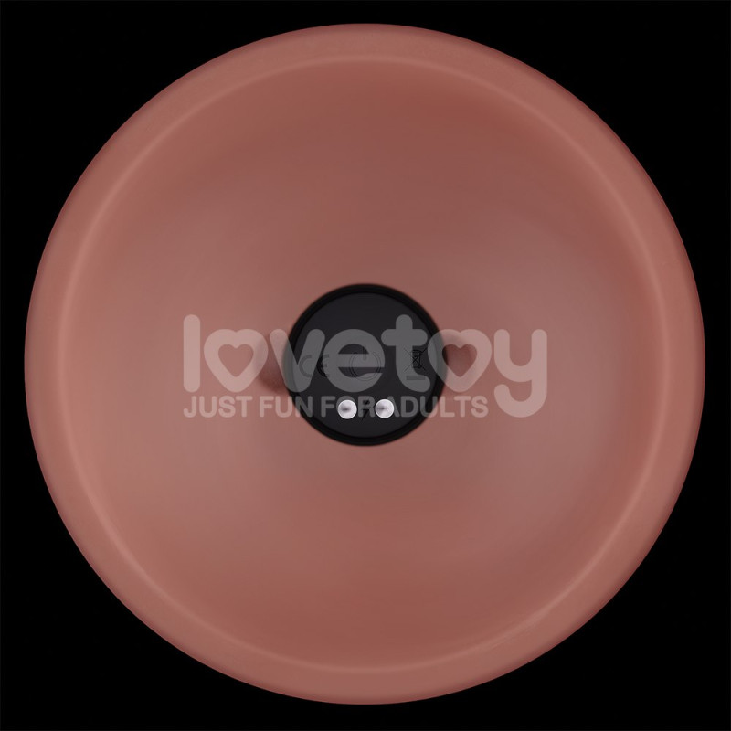 Реалистичный вибратор LoveToy Vibrating Dual Density Power Cock 6