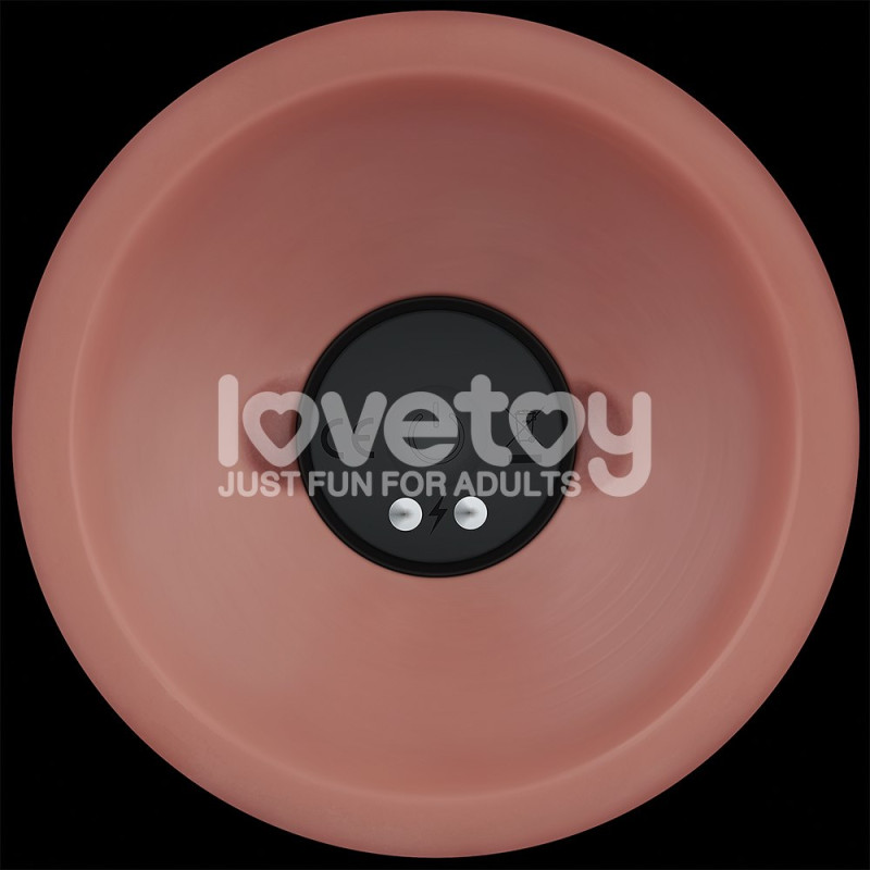 Реалистичный вибратор LoveToy Vibrating Dual Density Power Cock 8
