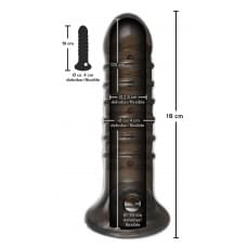Насадка на член Rebel Penis Sleeve smoke-coloured Чорна