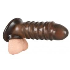 Насадка на член Rebel Penis Sleeve smoke-coloured Чорна