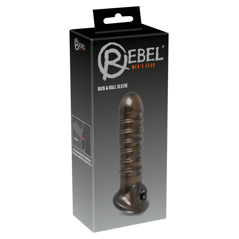 Насадка на член Rebel Penis Sleeve smoke-coloured Черная Насадка на член Rebel Penis Sleeve smoke-coloured Черная