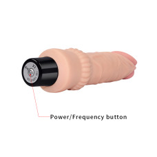 Реалистичный вибратор LoveToy Reel Softee Vibrator Flesh 7,8