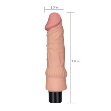Реалистичный вибратор LoveToy Reel Softee Vibrator Flesh 7,8
