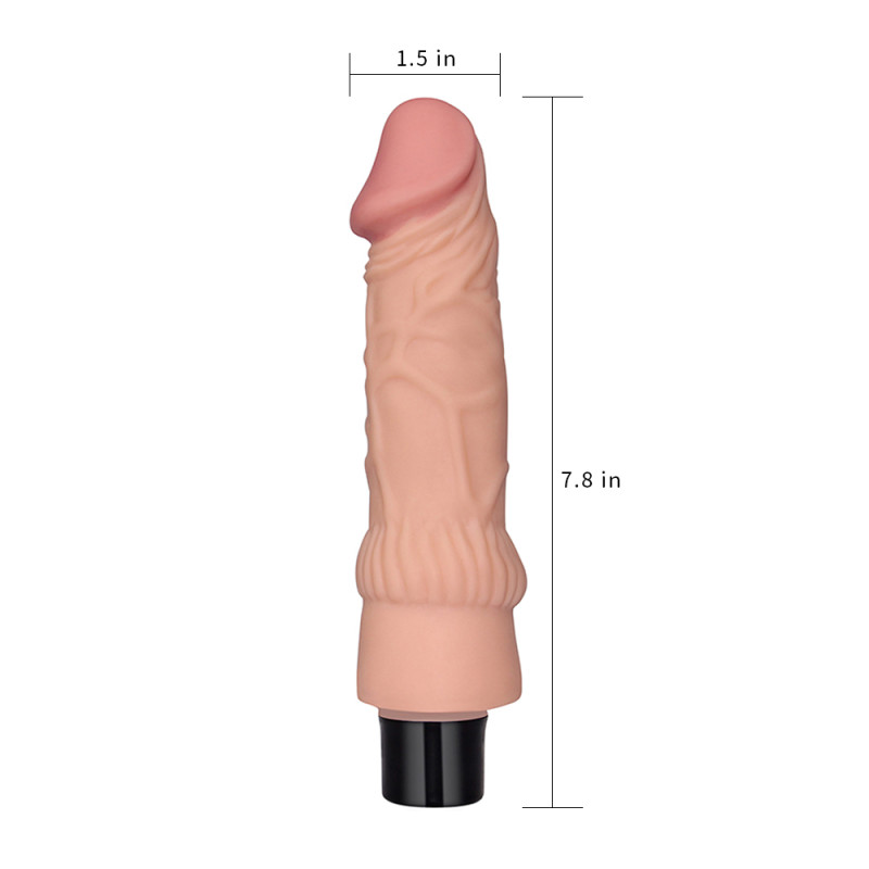 Реалистичный вибратор LoveToy Reel Softee Vibrator Flesh 7,8 Реалистичный вибратор LoveToy Reel Softee Vibrator Flesh 7,8