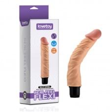 Реалистичный вибратор LoveToy Reel Feel Flexi Vibrator Flesh 9,8