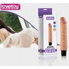 Реалистичный вибратор LoveToy Reel Feel Flexi Vibrator Flesh 9,8