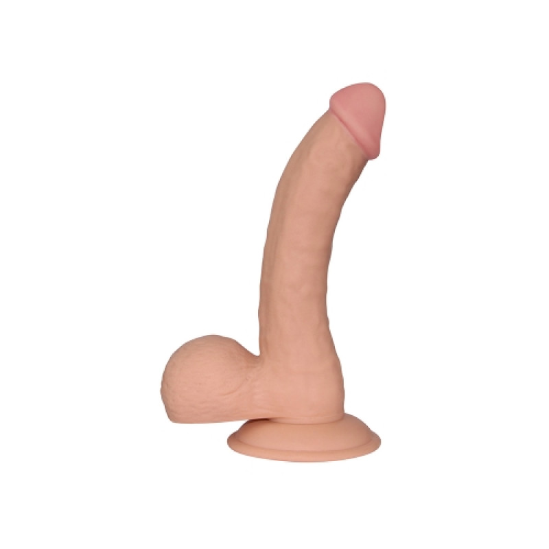 Фаллоимитатор с мошонкой LoveToy Dildo The Ultra Soft Dude 8,8 Телесный Фаллоимитатор с мошонкой LoveToy Dildo The Ultra Soft Dude 8,8 Телесный