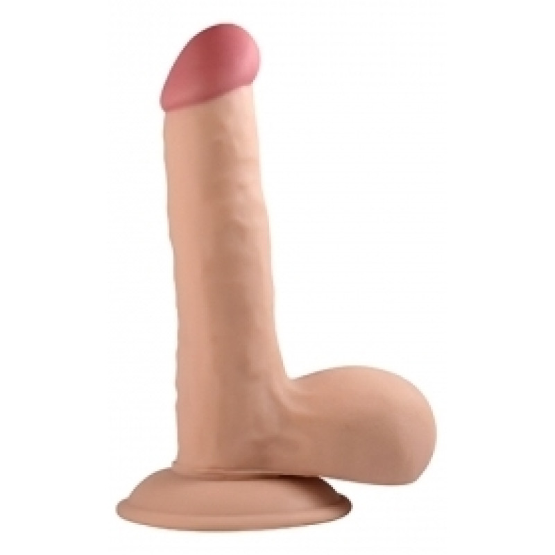 Фаллоимитатор с мошонкой LoveToy Dildo The Ultra Soft Dude 7,5 Телесный Фаллоимитатор с мошонкой LoveToy Dildo The Ultra Soft Dude 7,5 Телесный