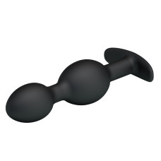 Анальная пробка Pretty Love silicone Anal balls Черная 12.5 см