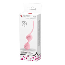 Вагинальные шарики Pretty Love Kegel Balls Розовые 3.2 см