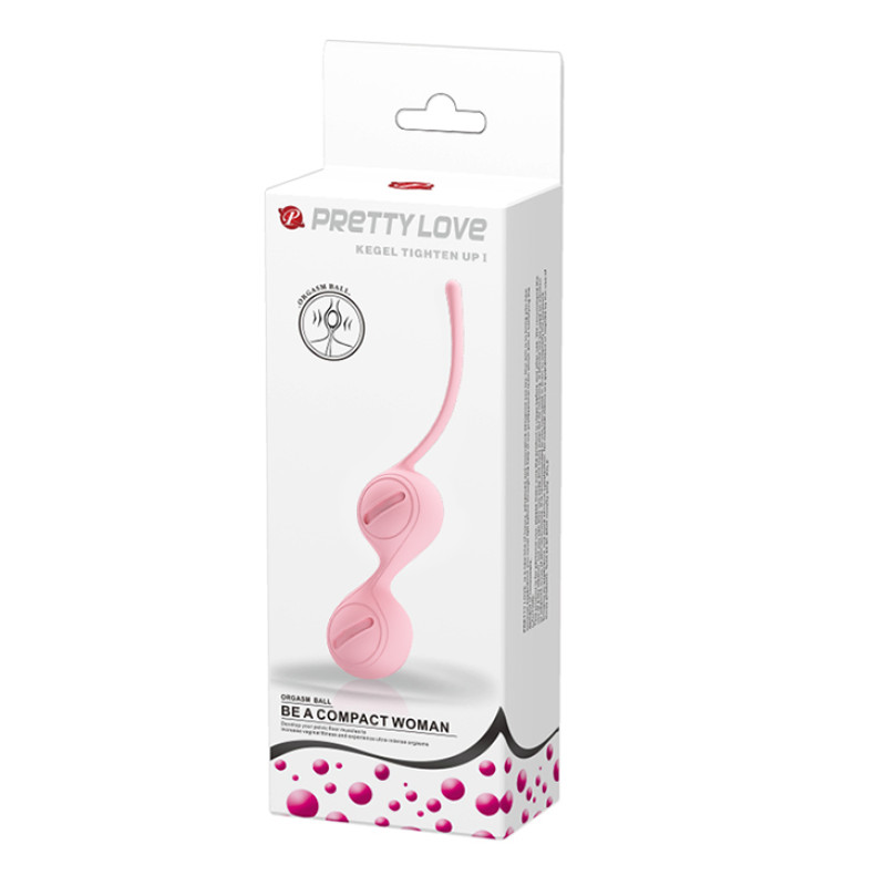 Вагинальные шарики Pretty Love Kegel Balls Розовые 3.2 см