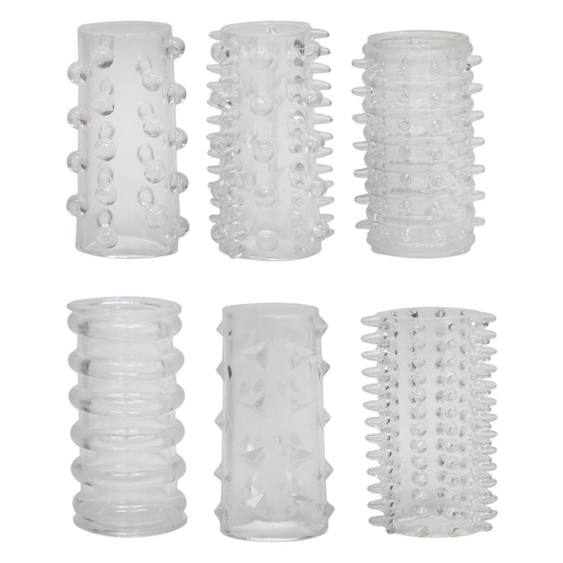 Набор насадок на член You2Toys Red Roses Прозрачный