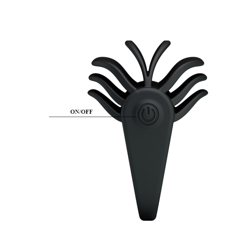 Эрекционное кольцо Pretty Love Chester Silicone Vibrating Cock Ring Черное Эрекционное кольцо Pretty Love Chester Silicone Vibrating Cock Ring Черное