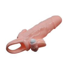 Насадка на член LyBaile Brave Men Vibrating Sleeve Тілесна