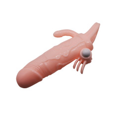 Насадка на член LyBaile Brave Men Vibrating Sleeve Тілесна
