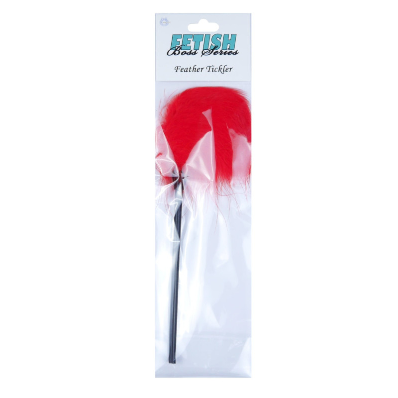 Тиклер Fetish B - Series Feather Tickler Red