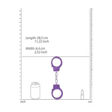 Наручники Ouch! Beginner's Handcuffs Metal Purple