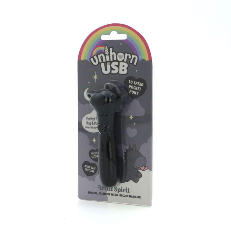 Вибратор-единорожка Unihorn USB Bullet - Wild Spirit, вибропуля, USB зарядка