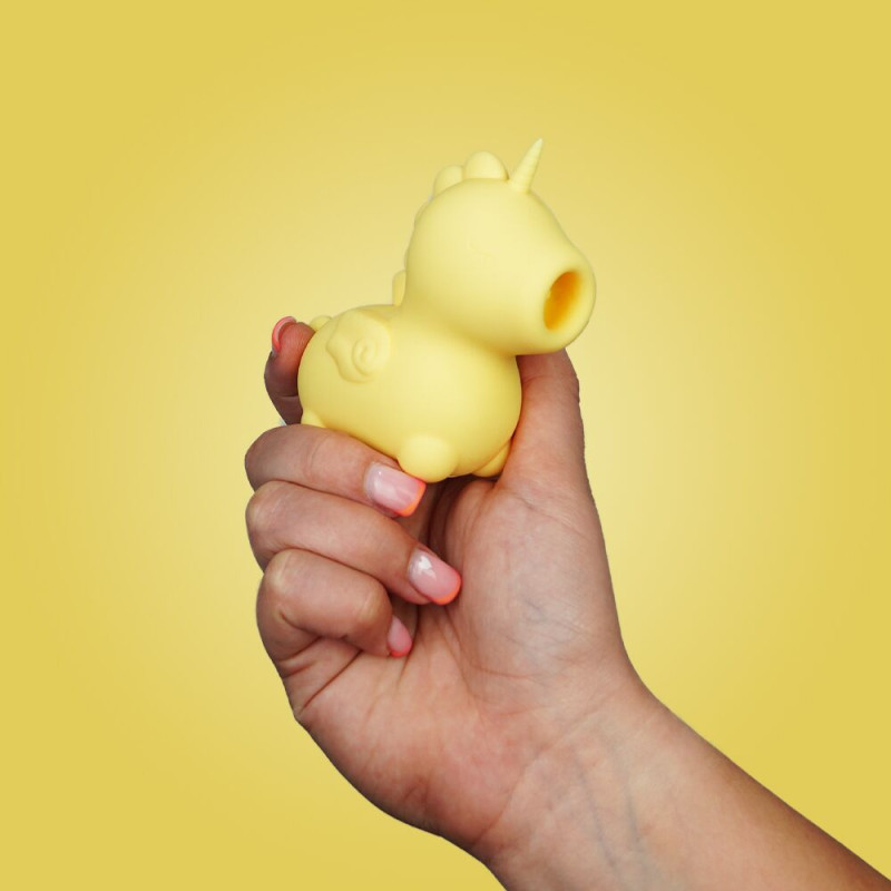 Вибратор-единорожка Unihorn - Bean Blossom, пульсирующий язычок