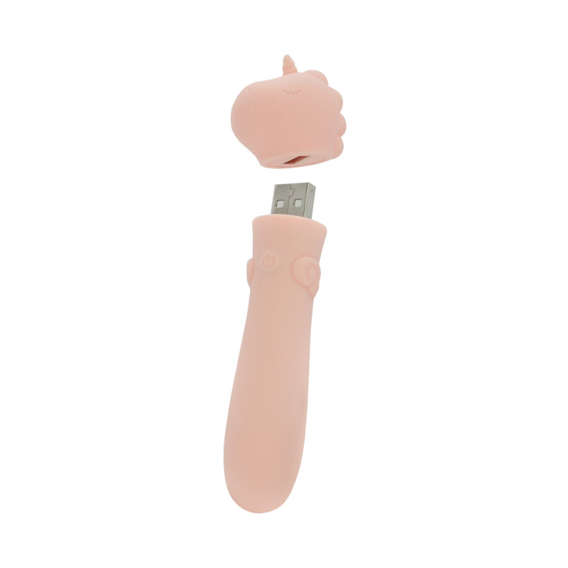 Вибратор-единорожка Unihorn USB Bullet - Heart Throb, вибропуля, USB зарядка