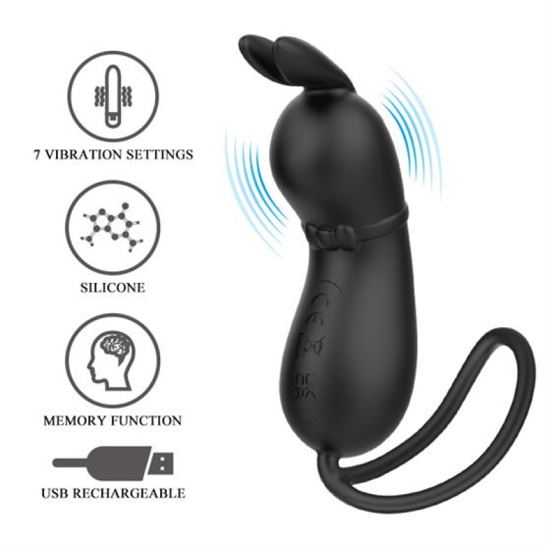 Вибростимулятор Pretty Love Rosalie Vibro Stimulator Black