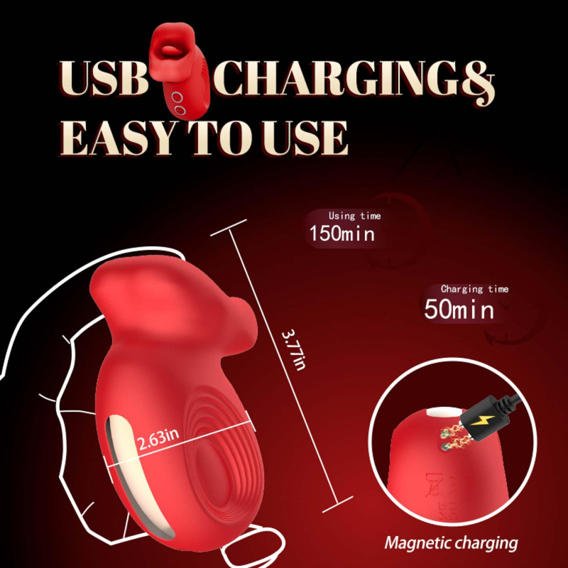 Клиторальный стимулятор B - Series Cute Kiss Fun Occlusal Vibration Massager