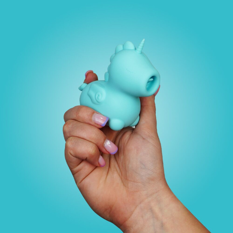 Вибратор-единорожка Unihorn - Mount'n Peak, ласкающий язычок