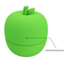 Клиторальный стимулятор Pretty Love Apple Secret Green, 12 licking settings
