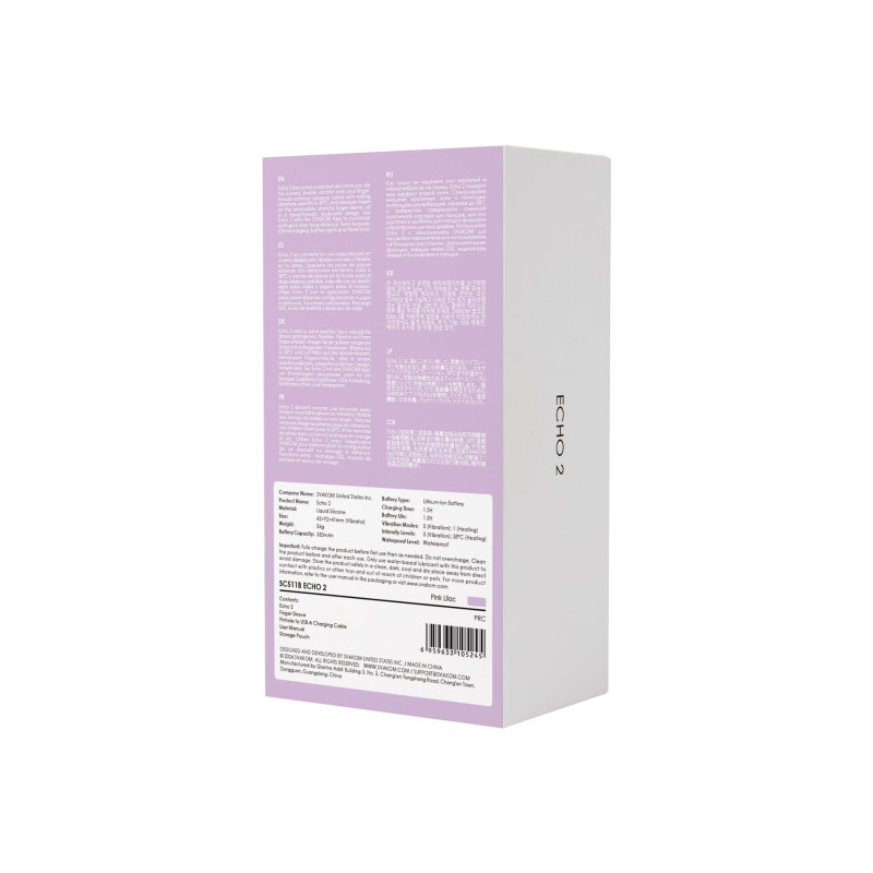 Клиторальный вибратор Svakom Echo 2 Pink Lilac
