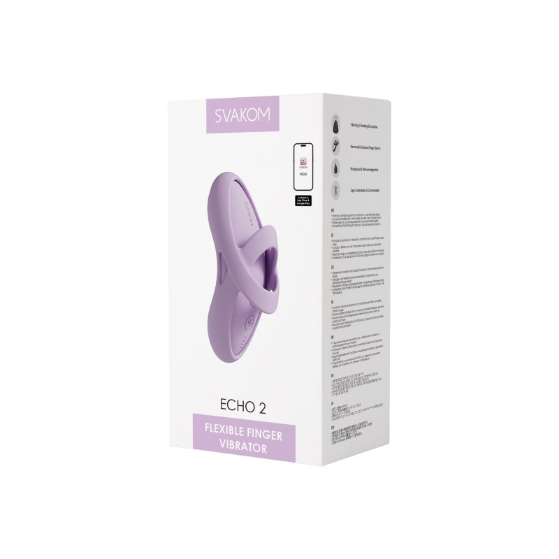 Клиторальный вибратор Svakom Echo 2 Pink Lilac