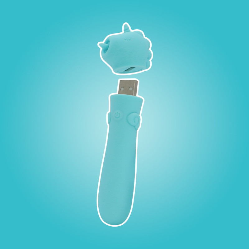 Вибратор-единорожка Unihorn USB Bullet - Mount'n Peak, вибропуля, USB зарядка